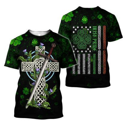 Irish St.Patrick day 3d hoodie shirt for men and women DD11032003