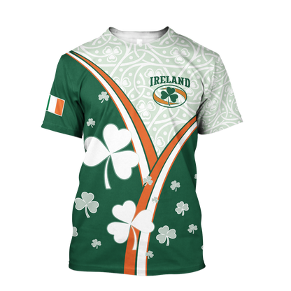 Irish St.Patrick day 3d hoodie shirt for men and women DD11032008