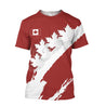 Canadian Maple Leaf Hoodie T Shirt For Men and Women-Apparel-PL8386-T-Shirt-S-Vibe Cosy™