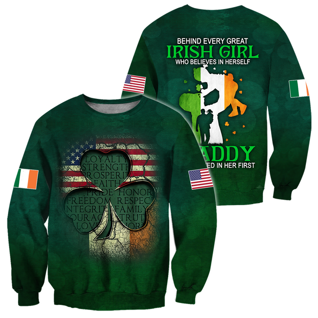 Irish St.Patrick day 3d hoodie shirt for men and women DD10292001