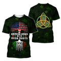 Irish St.Patrick day 3d hoodie shirt for men and women DD10272002