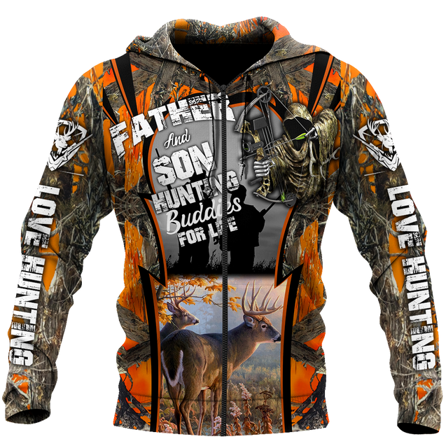 Deer hunting 3d all over printed for men and women DD08202001