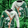 Irish St.Patrick day 3d hoodie shirt for men and women DD11032008