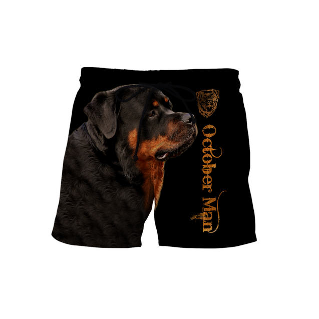 Rottweiler october man 3d hoodie shirt for men and women DD08312004