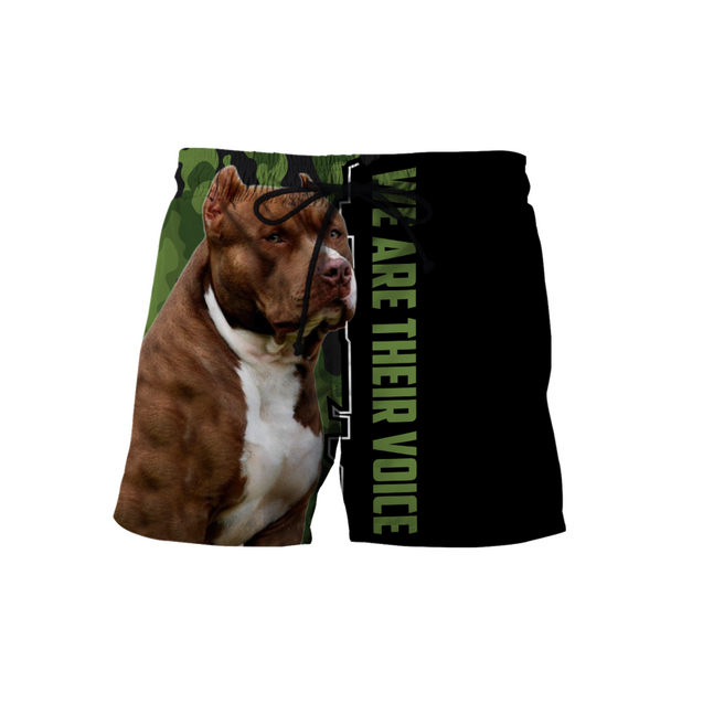 We Are Their Voice Pit Bull 3D All Over Print Hoodie DD09262002