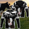 Cow 3d hoodie shirt for men and women DD10192003ST