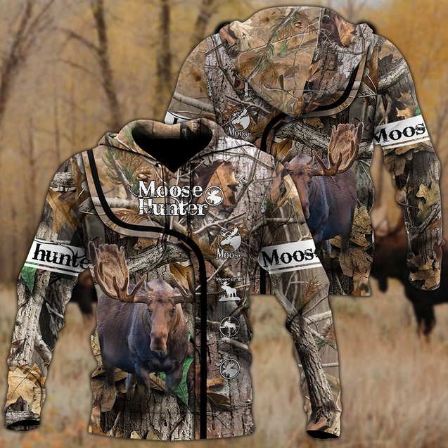 All Over Printed Beautiful Moose Hunting MEI