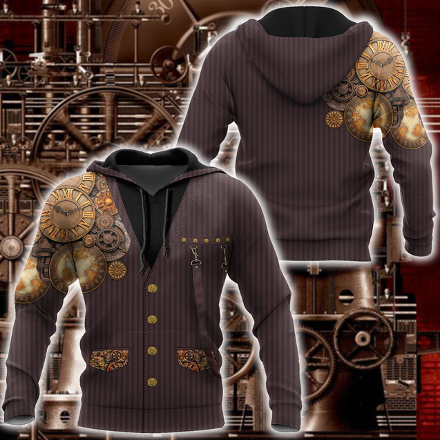 Steampunk Mechanic All Over Printed Hoodie For Men and Women DD10242001ST