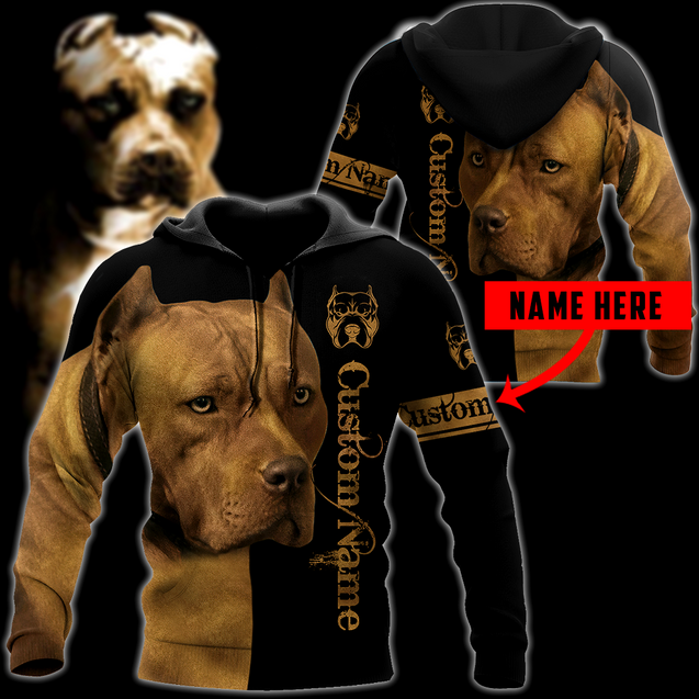 Pitbull custom 3d hoodie shirt for men and women DD08252003