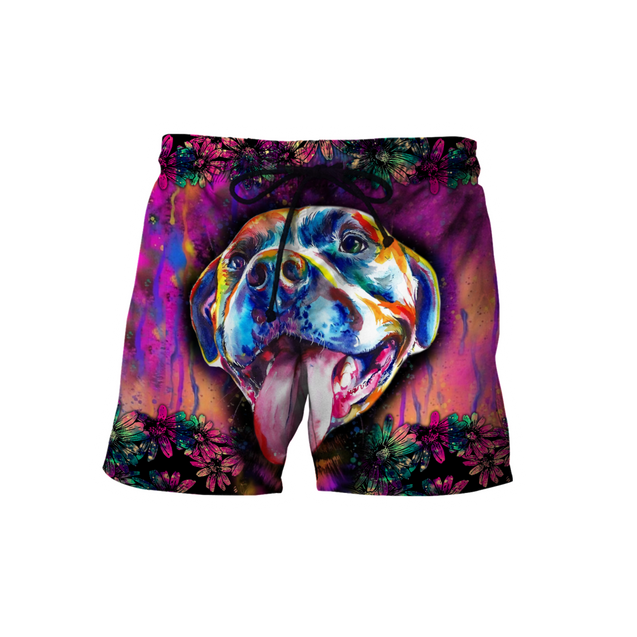 Pitbull flower 3D hoodie shirt for men and women HG91602