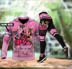 Breast cancer combo hoodie + legging DD09102003