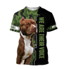 We Are Their Voice Pit Bull 3D All Over Print Hoodie DD09262002