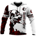 Rottweiler red custom 3d hoodie shirt for men and women DD08052002S