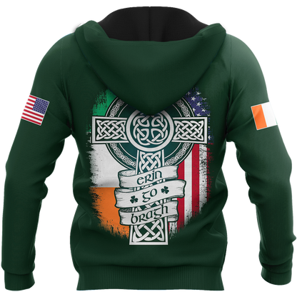 Irish St.Patrick day 3d hoodie shirt for men and women DD10272003
