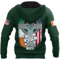 Irish St.Patrick day 3d hoodie shirt for men and women DD10272003