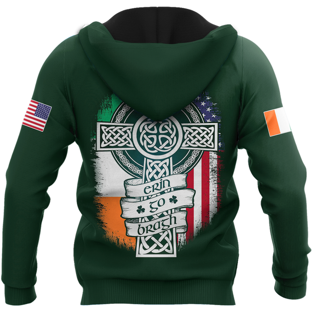 Irish St.Patrick day 3d hoodie shirt for men and women DD10272003