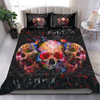 Rose Skull 3D All Over Printed ML-BEDDING SETS-ML-US Queen/Full-Black-Polyester-Vibe Cosy™