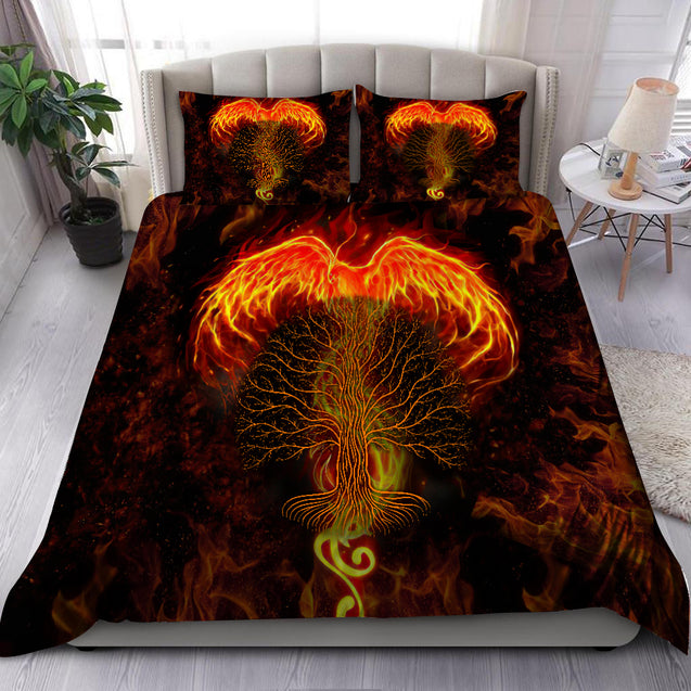 Beautiful Phoenix And Tree Of Life Bedding Set DD10022004