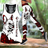 French bulldog red tattoos legging + hollow tank combo DD07252003S-Apparel-HG-S-S-Vibe Cosy™