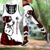 Bernese red tattoos legging + hollow tank combo DD08222001