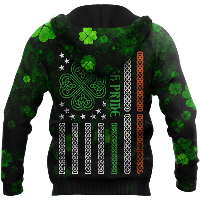 Irish St.Patrick day 3d hoodie shirt for men and women DD11032003