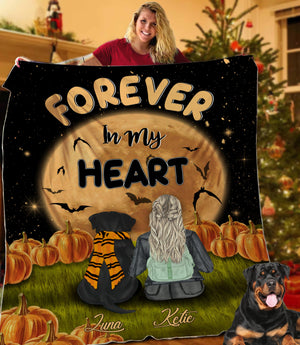 Rottweiler - Forever with my heart blanket DD09032006