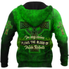 Irish St.Patrick day 3d hoodie shirt for men and women