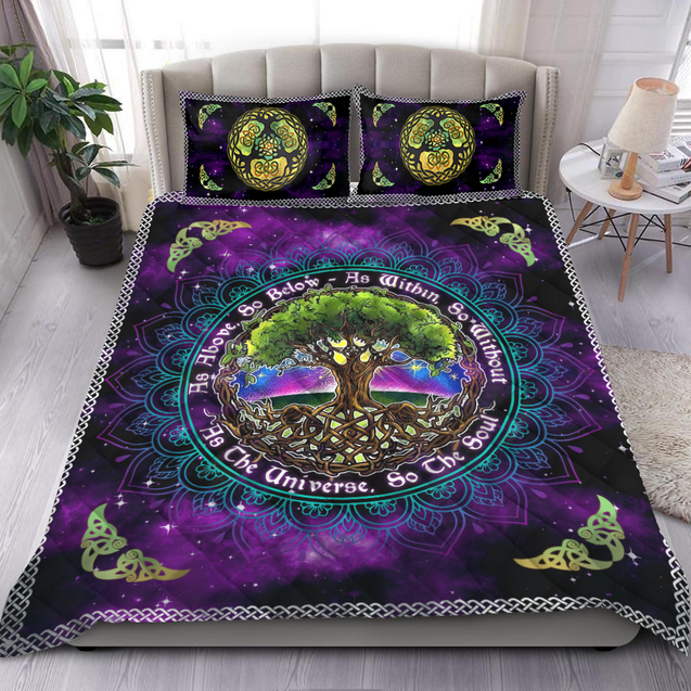 Tree of life By ML-BEDDING SETS-ML-US Queen/Full-Black-Polyester-Vibe Cosy™