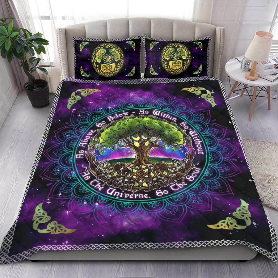 Tree of life By ML-BEDDING SETS-ML-US Queen/Full-Black-Polyester-Vibe Cosy™