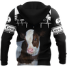 Cow 3d hoodie shirt for men and women DD10192003ST