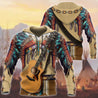 Native American Guitar Over Printed Shirts For Men and Women Pi11082001