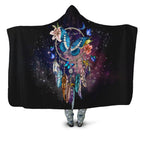 3D All Over Amazing Butterfly Hoodie Dress Blanket-Apparel-TA-Hooded Blanket-Youth 49.6x59.05-Vibe Cosy™