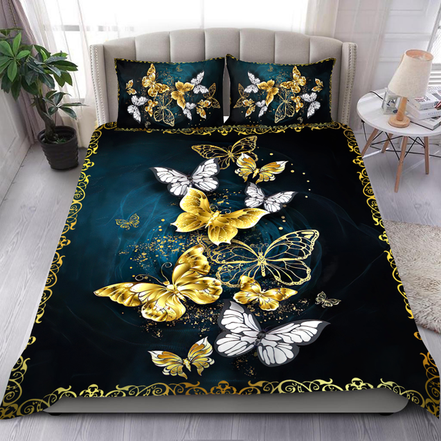 Love Butterfly Quilt Bedding Set For The Lover By ML-Quilt-ML-King-Vibe Cosy™