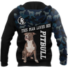 Pitbull 3d unisex shirt DD11022002