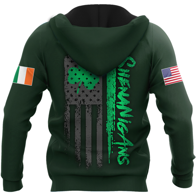 Irish St.Patrick day 3d hoodie shirt for men and women DD10302001