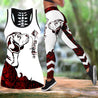 nao Beagle red tattoos legging + hollow tank combo DD08042006