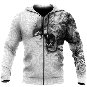 Jamaica lion roar 3d hoodie shirt for men and women DD07032002-Apparel-HG-Zip hoodie-S-Vibe Cosy™