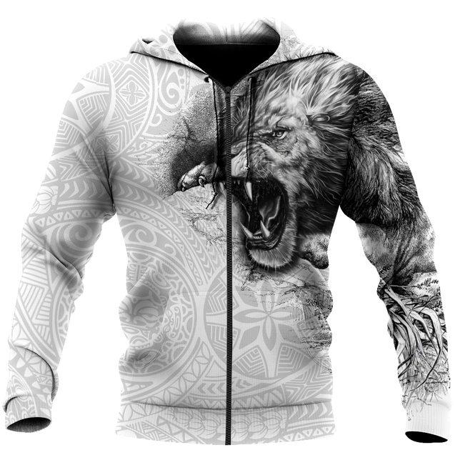 Jamaica lion roar 3d hoodie shirt for men and women DD07032002-Apparel-HG-Zip hoodie-S-Vibe Cosy™