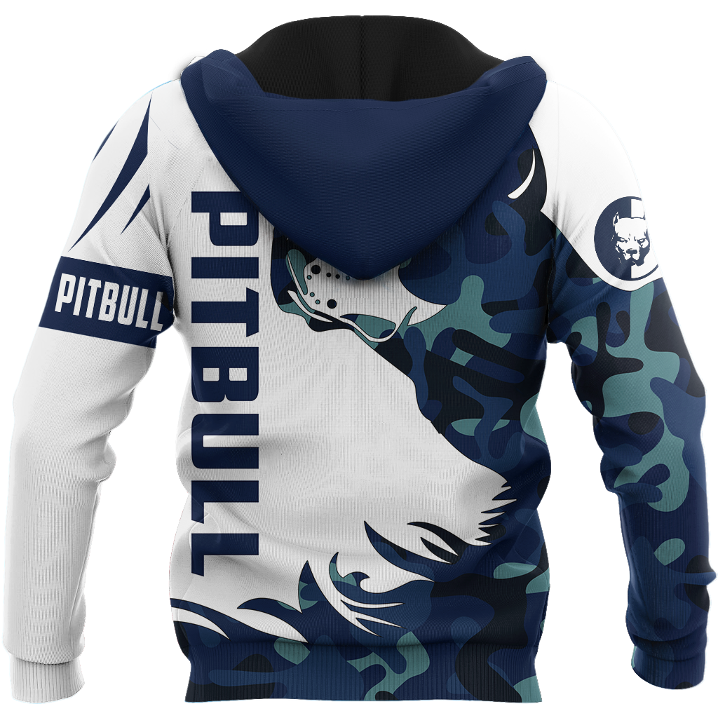 American Pitbull Terrier Blue Camo Unisex Shirts DD11022003