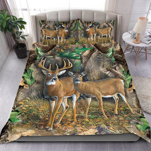 Amazing Deer Bedding Set HT08062001-Quilt-MP-Twin-Vibe Cosy™