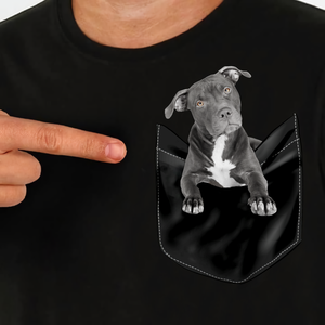 Pit bull shirt in pocket HAC270701-Apparel-HG-T-shirt-S-Vibe Cosy™