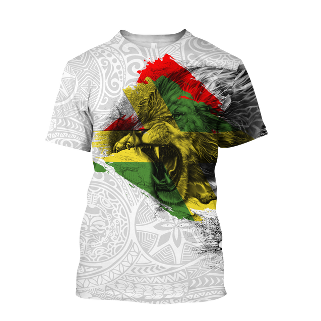 Jamaica lion roar 3d hoodie shirt for men and women DD07042001-Apparel-HG-T-shirt-S-Vibe Cosy™