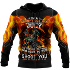 Old man with a gun MH2505201-Apparel-ML-Zipped Hoodie-S-Vibe Cosy™