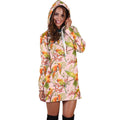 All Over Printing Sun Conure Parrot Hoodie Dress-Apparel-Phaethon-Hoodie Dress-S-Vibe Cosy™
