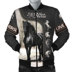 Love Horse 3D All Over Printed Shirts TA040401-Apparel-TA-Bomber Jacket-S-Vibe Cosy™