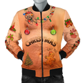 Real Skin Christmas Accessories All Over Printed Pi081001-Apparel-HP Arts-Bomber Jacket-S-Vibe Cosy™