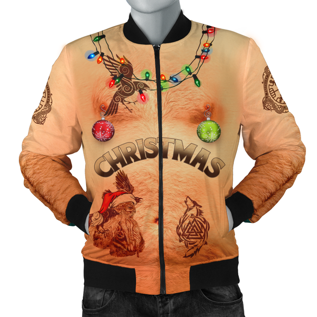 Real Viking Christmas Tattoos All Over Printed AM051001-Apparel-HP Arts-Bomber Jacket-S-Vibe Cosy™
