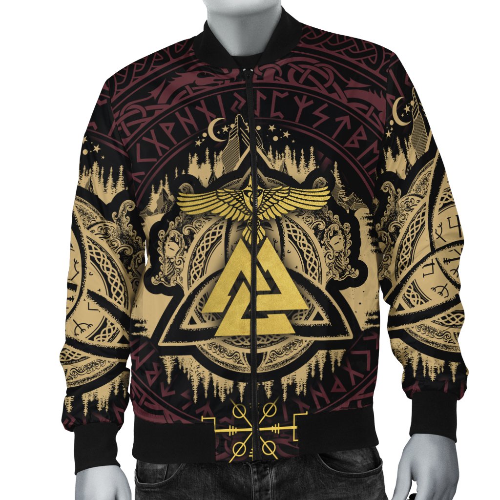 Valknut Viking All Over-ALL OVER PRINT HOODIES-HP Arts-Hoodie-S-Vibe Cosy™