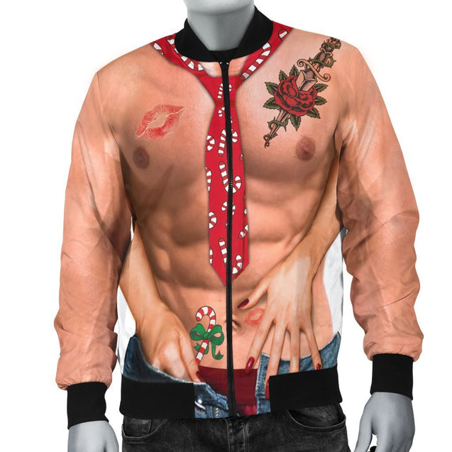 Beautiful 3D body ugly sweater HAC20 HG14102-Apparel-HG-Bomber Jacket-S-Vibe Cosy™