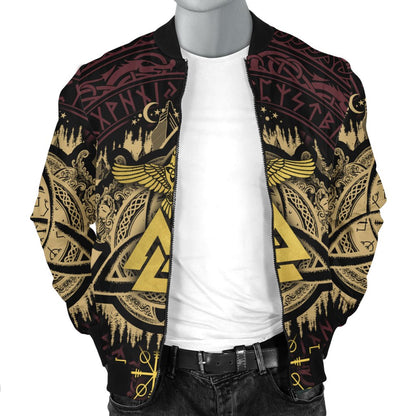 Valknut Viking All Over-ALL OVER PRINT HOODIES-HP Arts-Hoodie-S-Vibe Cosy™